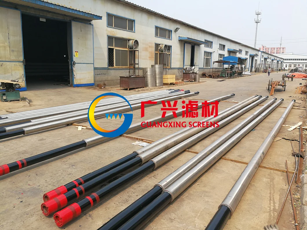 High Open Area Pipe Based Vee-Wire Screen Wedge Wire Jacket Filter Screen