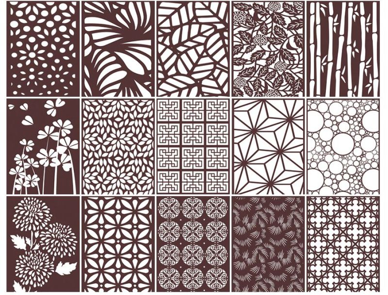 Customized Decorative Screen Laser Cut Divider Screen for Outdoor