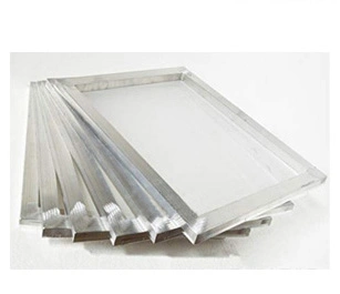 Aluminum Screen Printing Frames with 43t/110 White Mesh for Screen Printing
