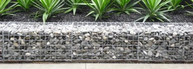 Decorative Welded Wire Mesh Gabion Fence for Retaining Walls
