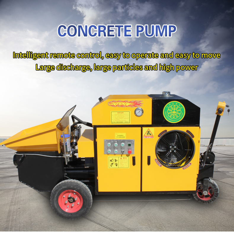 Stationary Concrete Pump/Pump Concrete Machine/Concrete Pump Mixer
