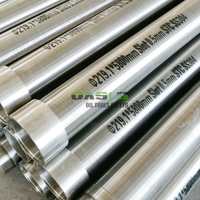 Stainless Steel Wire Mesh Screen Tube Johnson Wedge Wire Screen