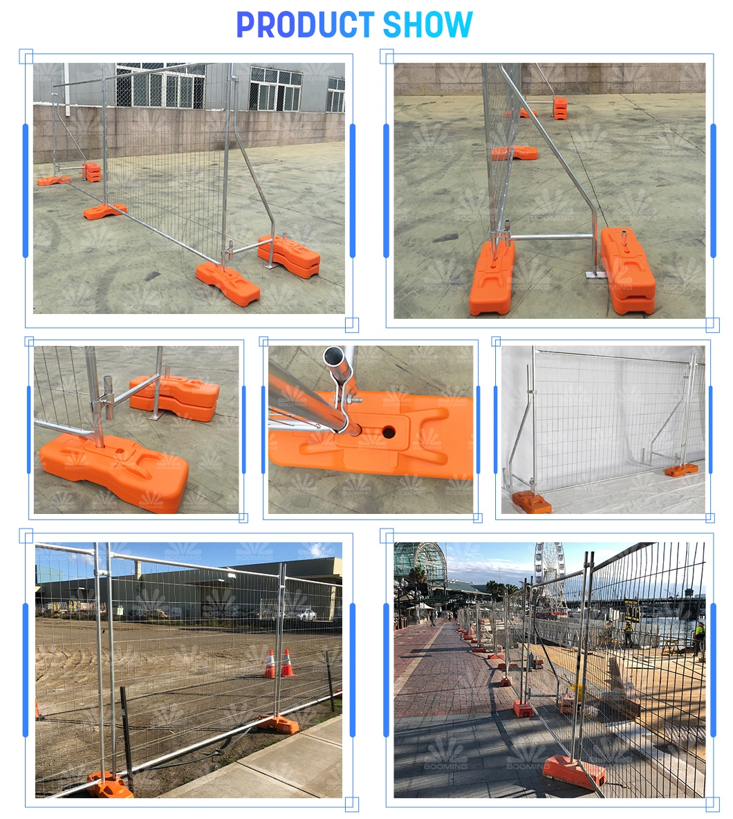 Construction Fence Panels Welded Steel Wire Mesh Temporary Fencing