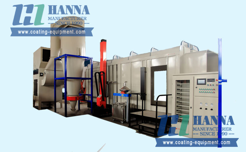 Stainless Steel Metal Wire Mesh Powder Coating Machine