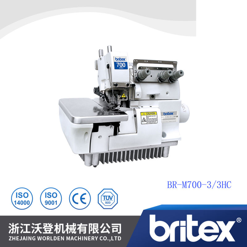 Br-M700-3hc Three Thread Overlock for Handkerchief Sewing Machine