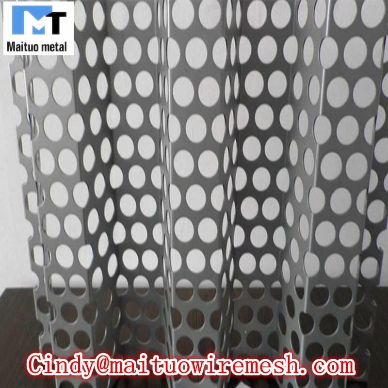 Aluminium Corrugated Perforated Metal Mesh