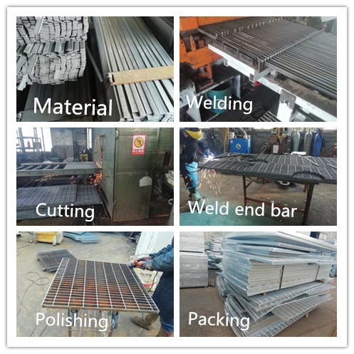 Trench Drain and Grating System/Galvanized Steel Bar Grating/ Steel Grate Flooring/Industrial Galvanized Steel Floor Grating Plate