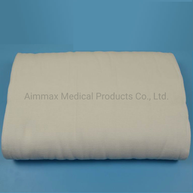 100% Cotton Absorbent Gauze Roll Gauze Wool for Hospital