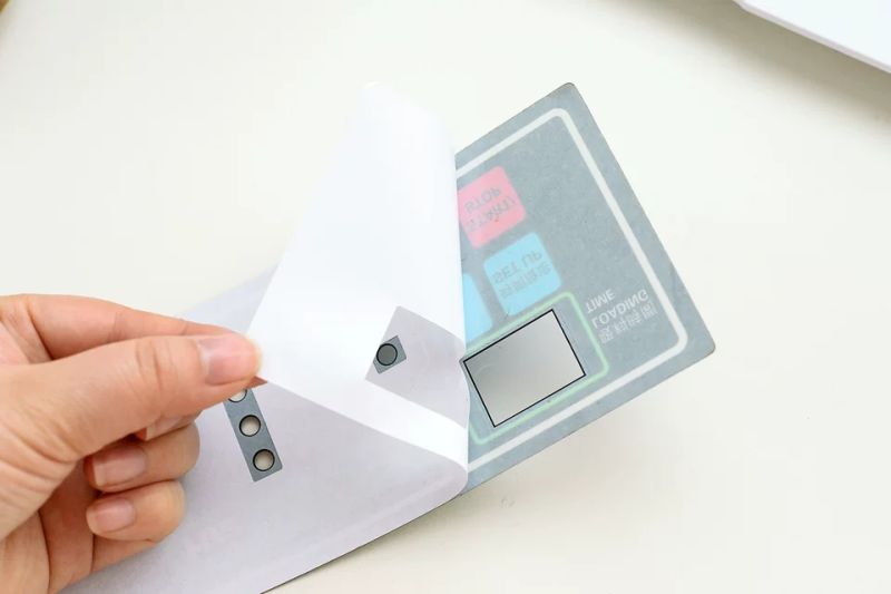 Custom Silk Screen Printed Adhesive PC Sticker Membrane Keypad Switch