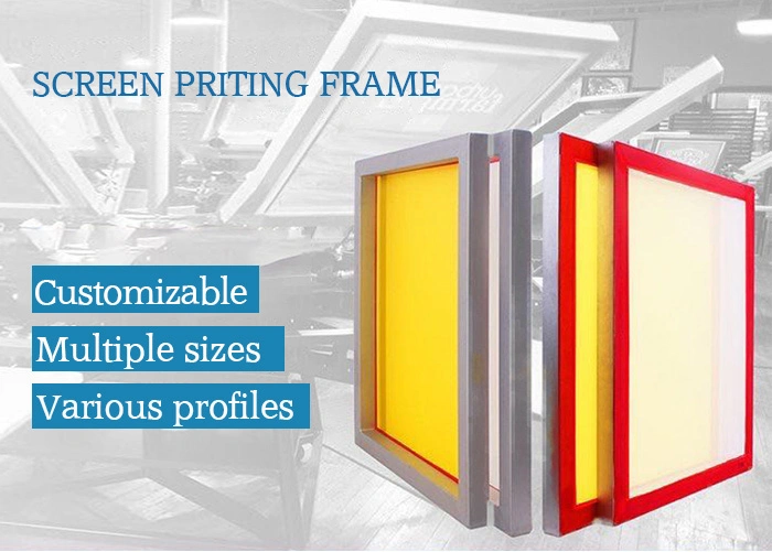 Profiles Available Silk Screen Aluminum Screen Printing Frame Wholesale
