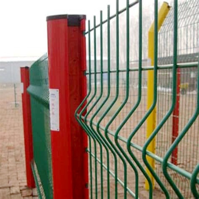 3D Curve Welded PVC Powder Coated Iron Wire Mesh Protecting Fence