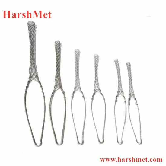 304 Stainless Steel Wire Mesh Cable Sock, Wire Mesh Cable Grip