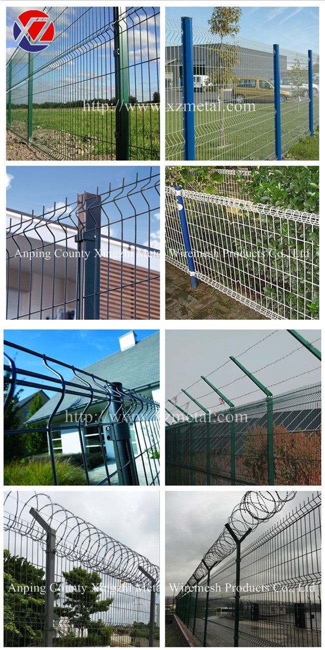 Powder Coated Galvanized 3D Welded Wire Mesh Fence Panel
