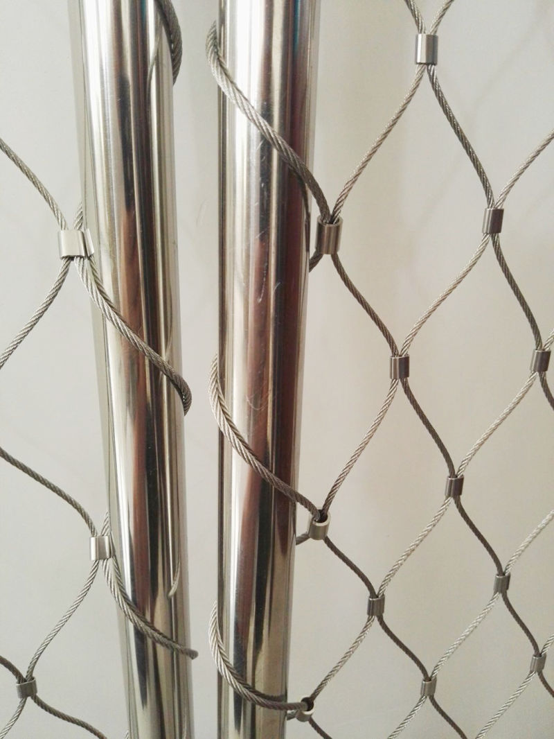 Wire Mesh Flexible Stainless Steel Wire Rope Cable Mesh Stainless Steel Cable Mesh Zoo Mesh