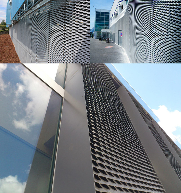 Metal Aluminium Solid Panel Aluminium Mesh Panel for Facade and Curtain Wall