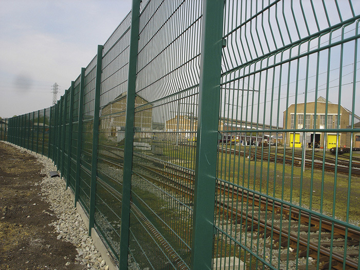 Decorative Welded Wire Mesh Fencing Panels Security Metal Residential Fence