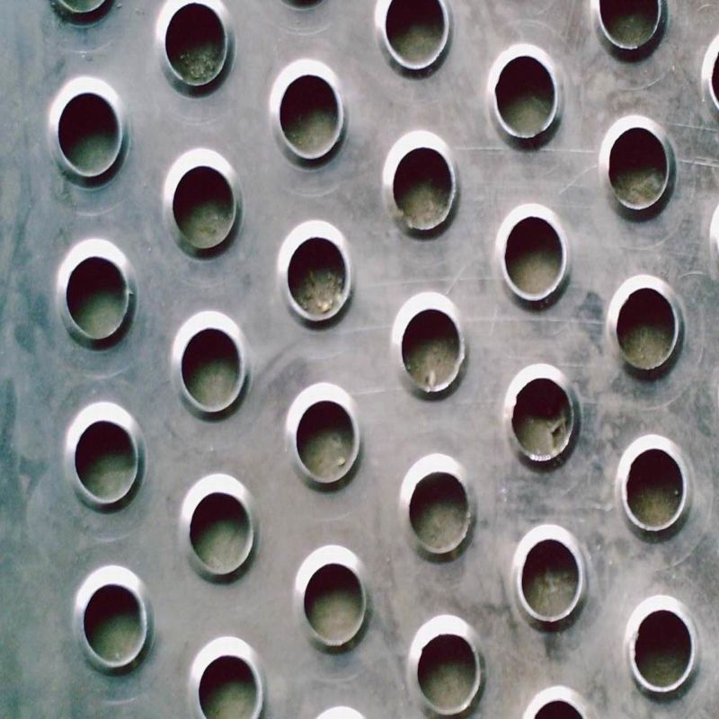 Round, Hexagonal Hole Stainless Steel Perforated Metal Mesh for Building