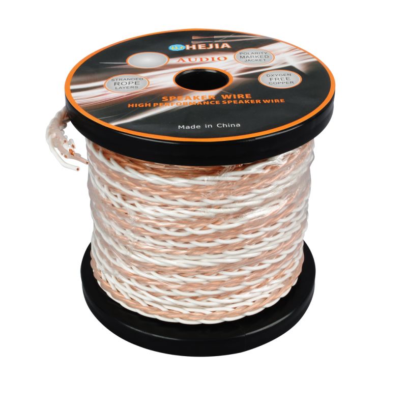 Hi Fi Speaker Cable with Braided OFC Copper Conductor UL