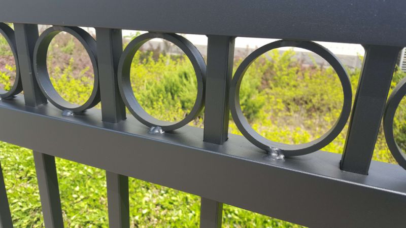 Easily Assembled Decorative Aluminum Fence for Garden