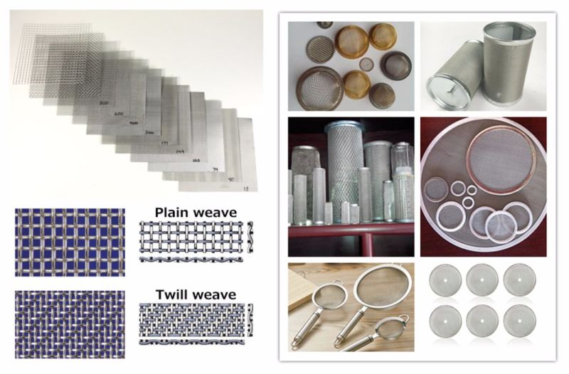 Stainless Steel Wire Mesh Wire Netting for Screen Changer