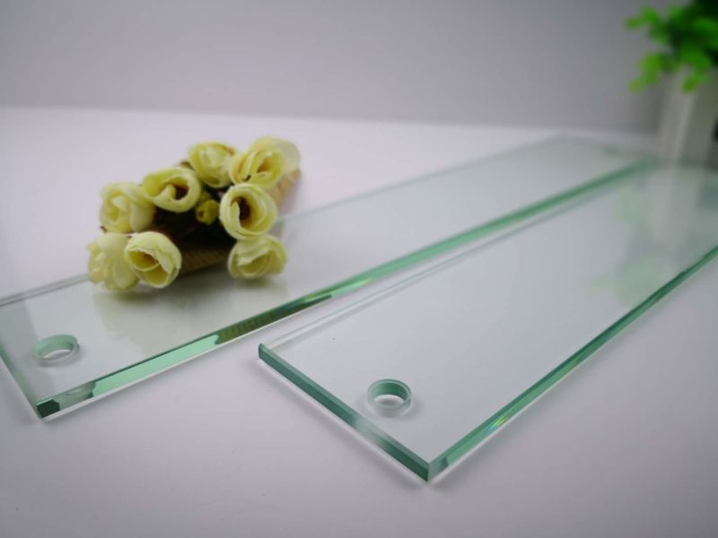 Pencil Flat Straight Ultra Clear Low-Iron Toughen Glass