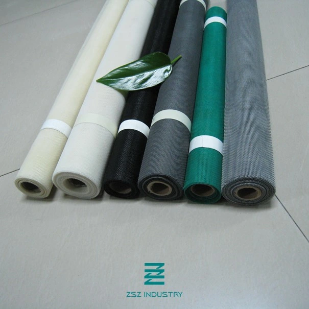 Fiberglass Netting Grain Bidirectional Fabric Woven Mesh Fence Roll Flat Weave PVC Coated Mesh Tape