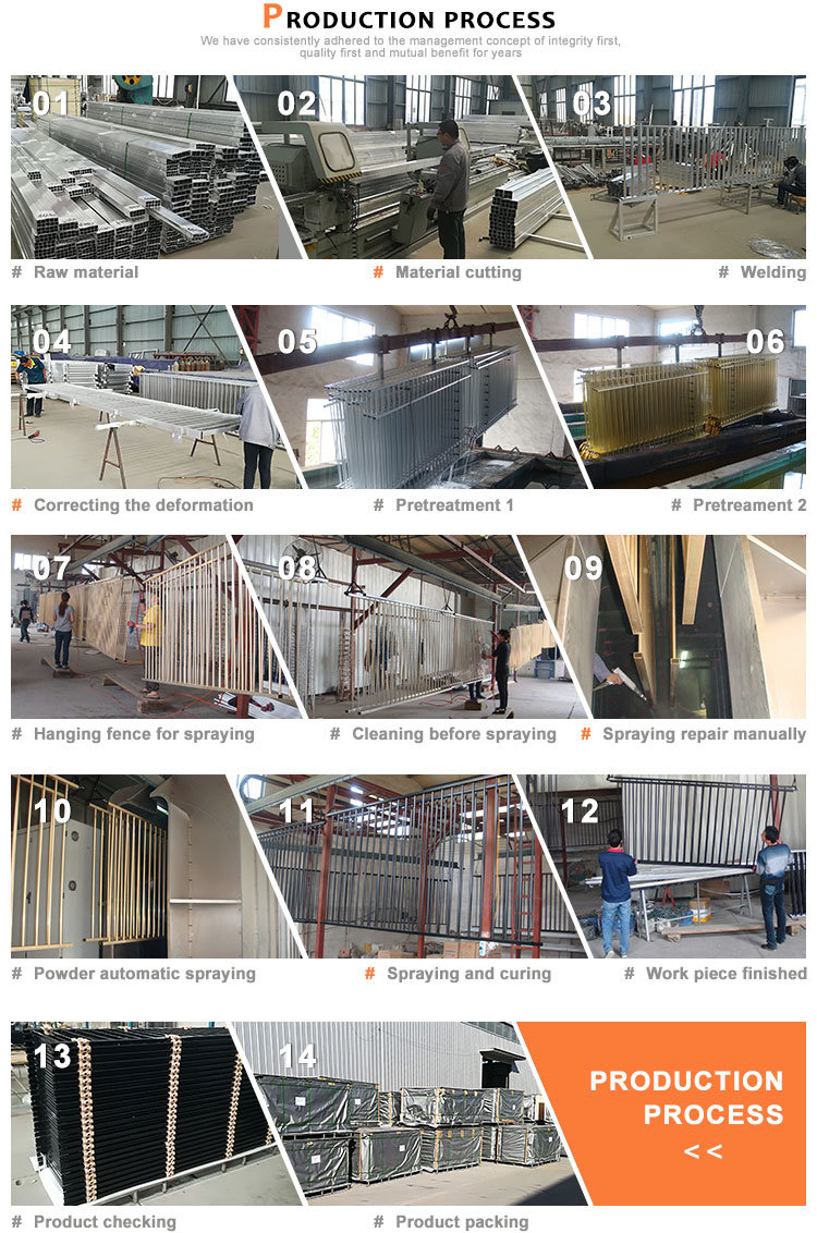 Pengxiang Wholesale Galvanized Fencing Powder Coated Fence Panel