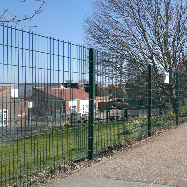 PVC Coated Twin Wire Fence Double Wire Mesh Fencing