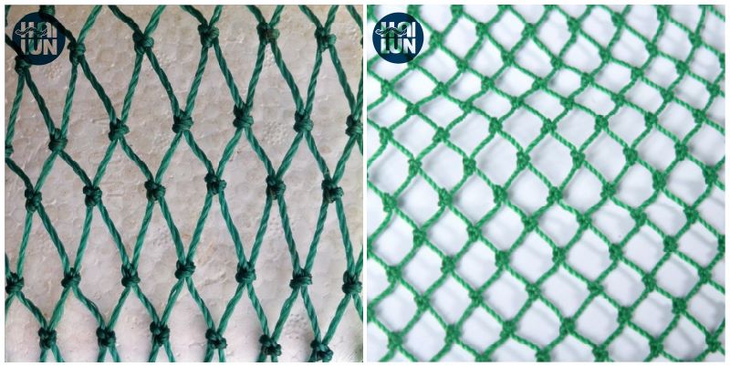 Good Quality Braided Green PE Fishing Net