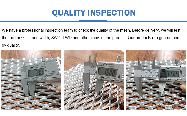 Stretched Aluminum Expanded Metal Mesh