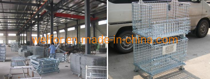 Wire Mesh Containers Collapsible Steel Wire Mesh Containers