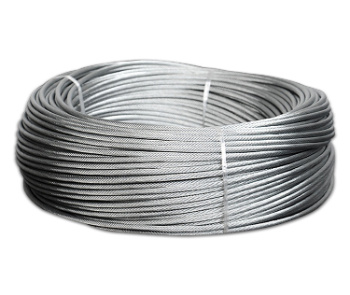 Low Carbon Hot Dipped Galvanized Steel Wire Rope for Chain Link Fence