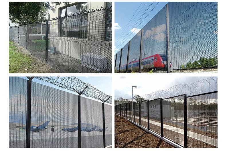 76.2*12.7*4mm Anti Climb 358 High Security Welded Wire Mesh Fencing