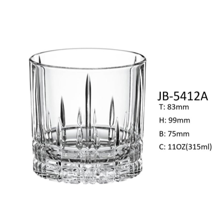 315ml (11oz) Whisky Glass/Whisky Cup/Juice Cup/Water Cup/Glassware (5412A)