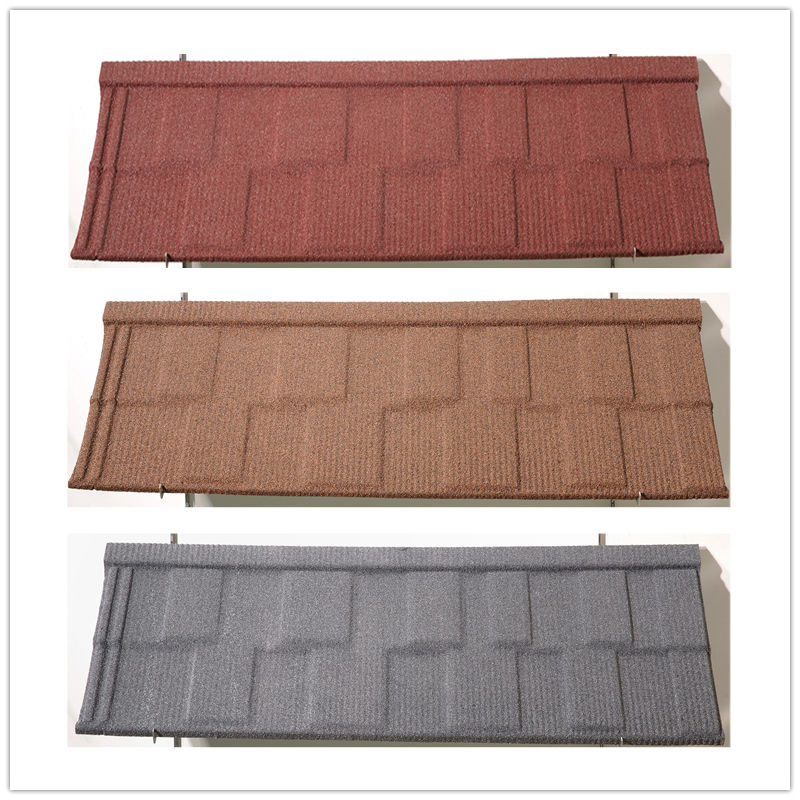 Asphalt Shingle Stone Coated Metal Roof Tile Machine Roofing Tile