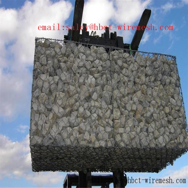 Hexagonal Wire Mesh Retaining Wall Galvanized Gabion Basket Price