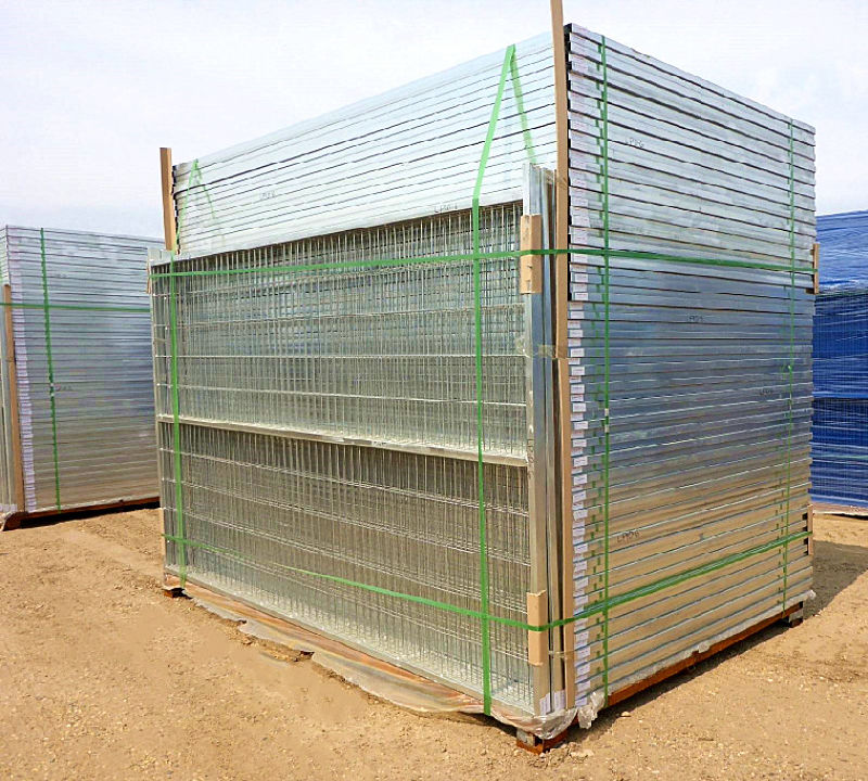 Easy Install Colorful Yellow Canada Temporary Fencing Welded Wire Mesh Temporary Fencing