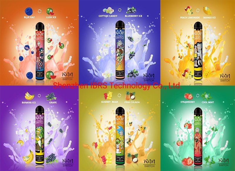 USA Tobacco Free Synthetic Nicotine2600puffs Disposable Vape E Cigarette Puff R&M Synthetic
