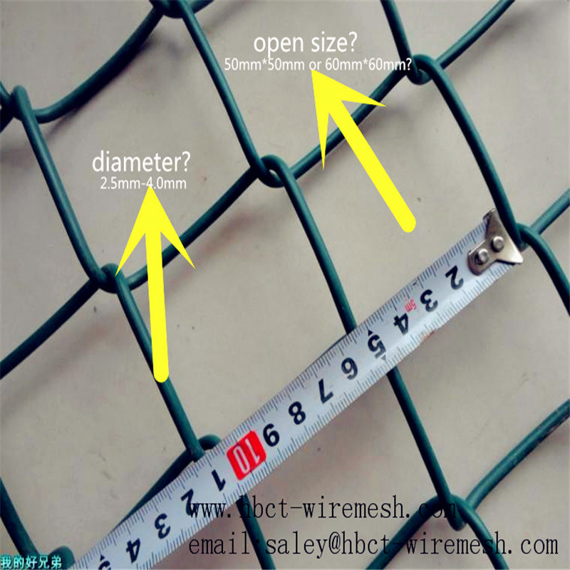 PVC Coated Chain Link Fence/Wire Mesh Fence