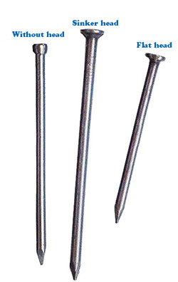 Q195 Common Wire Rod Nails Polished Common Nail
