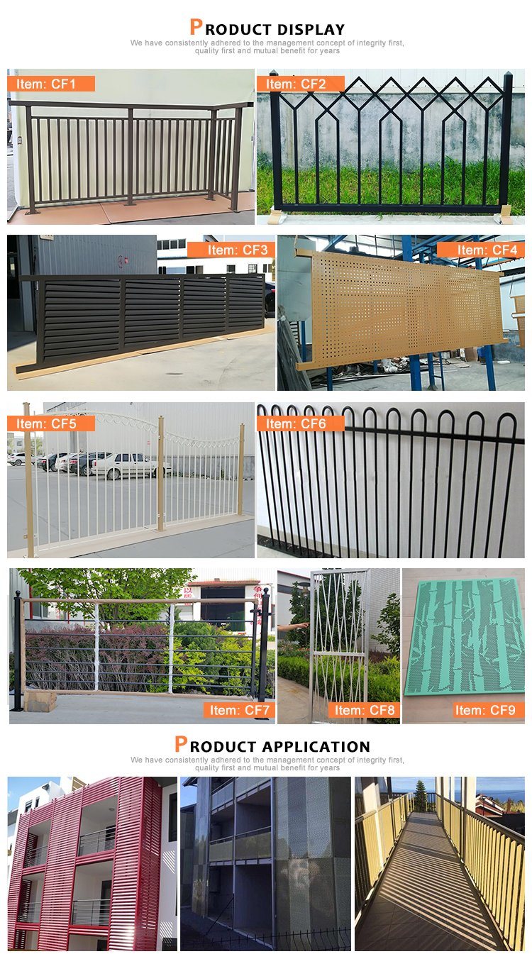 Fencing/House/Aluminiu and Steel EUR Type Cast Iron Balcony Fence