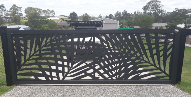 Decorative Exterior Laser Cut Metal Fencing Panel Screen
