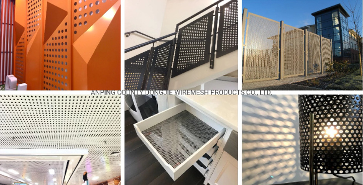 Anping 316 Stainless Steel Perforated Metal for Decorative Wire Mesh