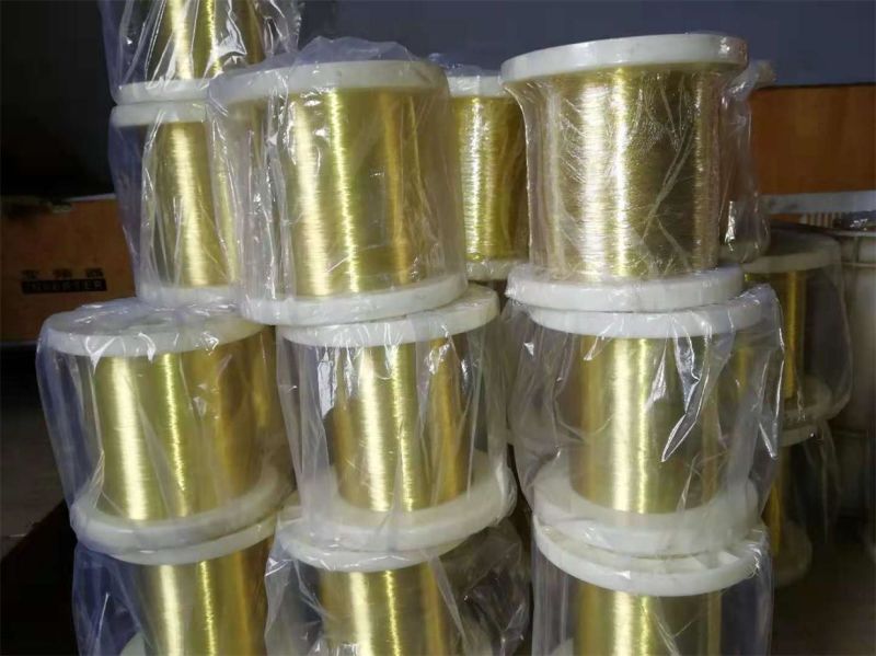 Golden Color Brass Wire for Brass Wire Mesh