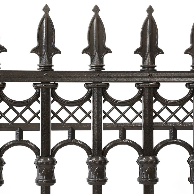 Cast/Grey/Wrought Outdoor Fence & Railing with Decorative/Ornaments Spare Parts