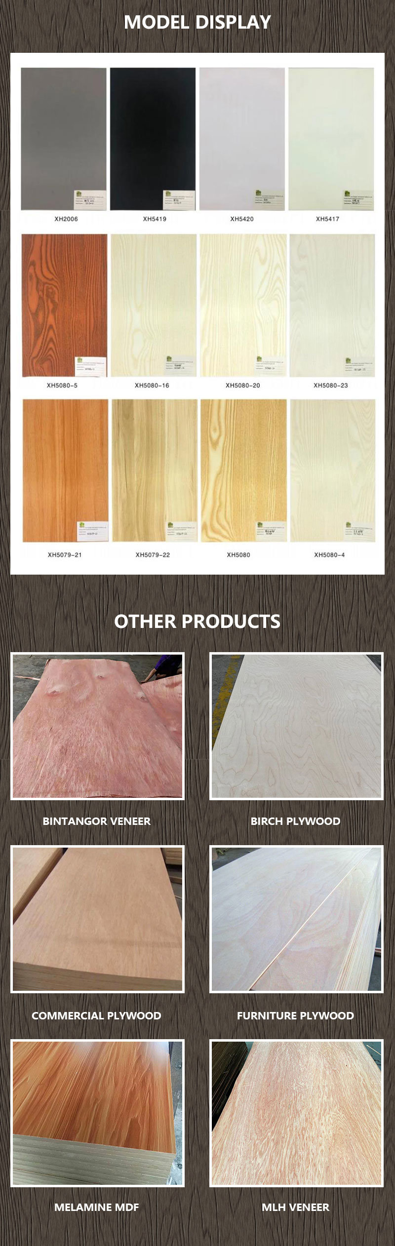 Okoume/Bintangor/Pine Wholesale Decorative Plywood Commercial Plywood for Decorative
