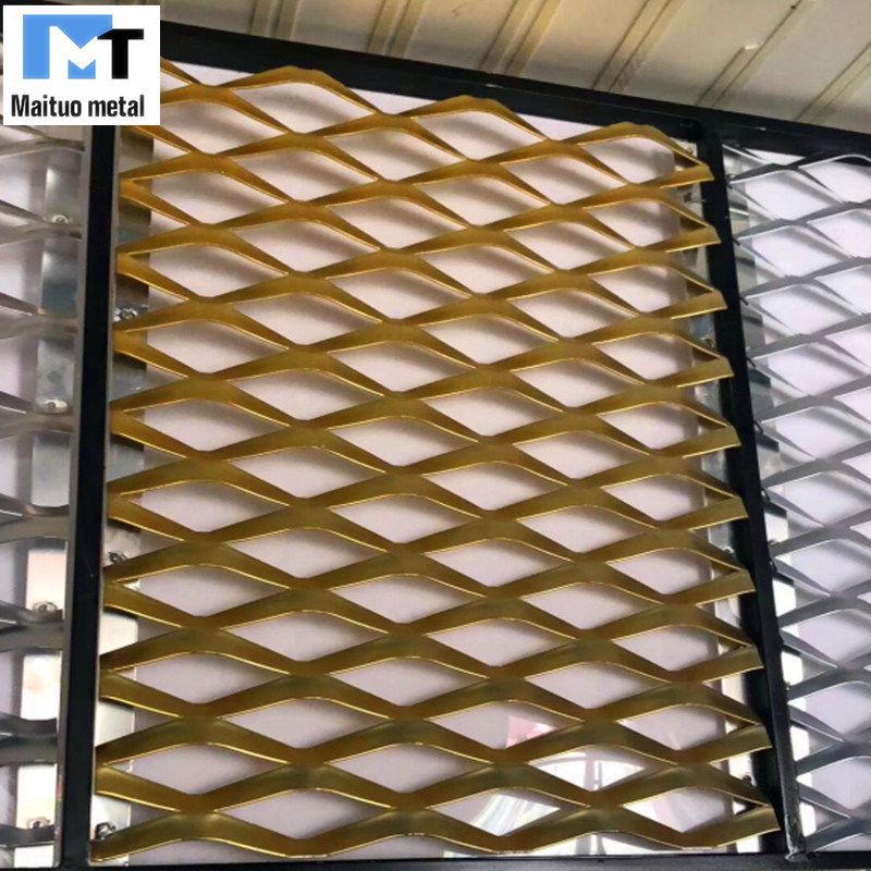 PVC Expanded Metal Mesh Fence
