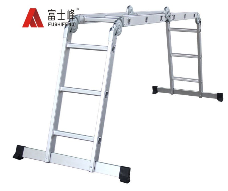 Aluminium Multi-Purpose Ladder, Folding Ladder, Aluminum Ladder Hydraulic Folding Attic Ladders