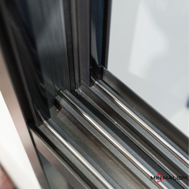 Aluminium Sliding Glass Window /3 Tracks with Solid Hardware/Stainless Mesh