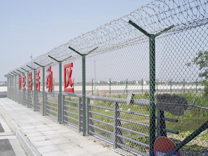Security PVC Coated Chain Link Fence Wire Mesh Fencing